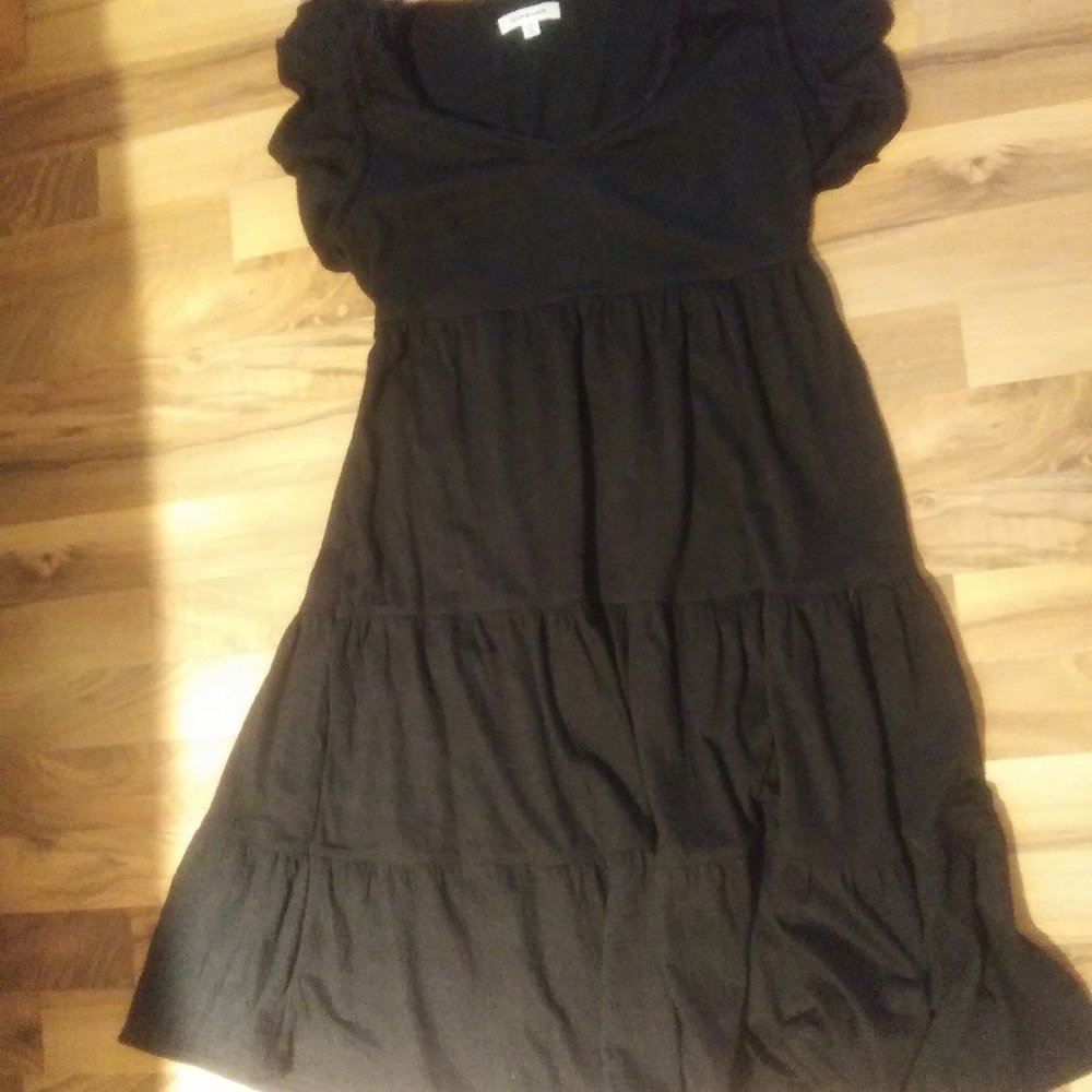 Max studio xs babydoll black dress